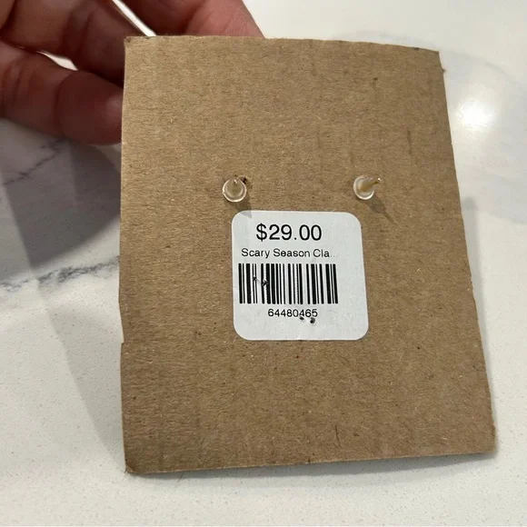 Hand Crafted Vampire Earrings NWT - Picture 5 of 6